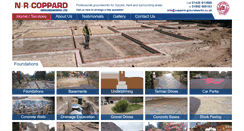 Desktop Screenshot of coppard-groundworks.co.uk